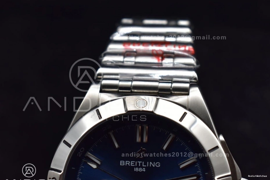 Blue Chronomat BLS SS 40mm Best Dial Automatic A 1:1 GMT Edition Bracelet 526 On Factory Breitling OdorResistant 1104